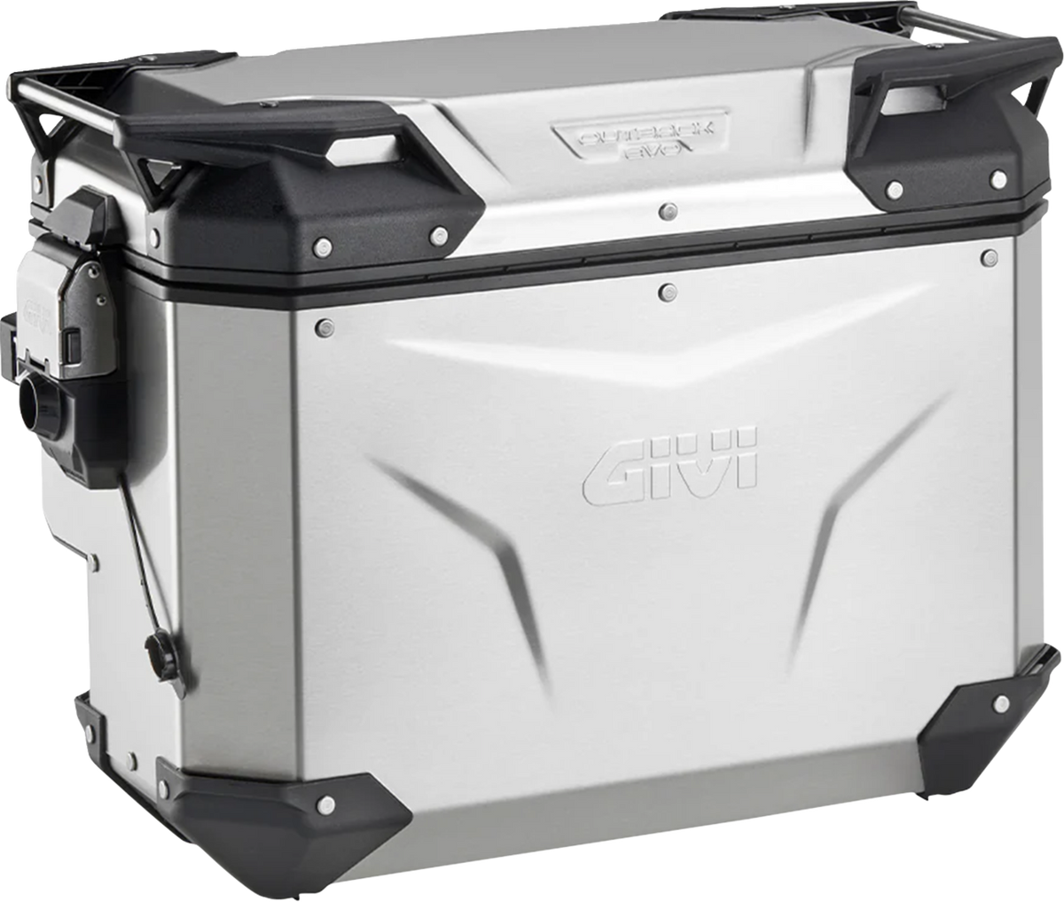 GIVI Outback Evo Side Case - Right - 40 Liter - Silver