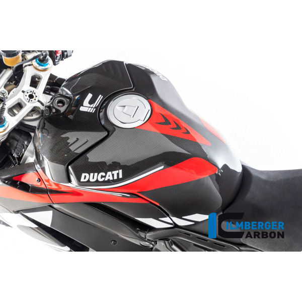 Ilmberger Carbon Fiber Tank Cover Fairing for Ducati Panigale V4 V4S V4R