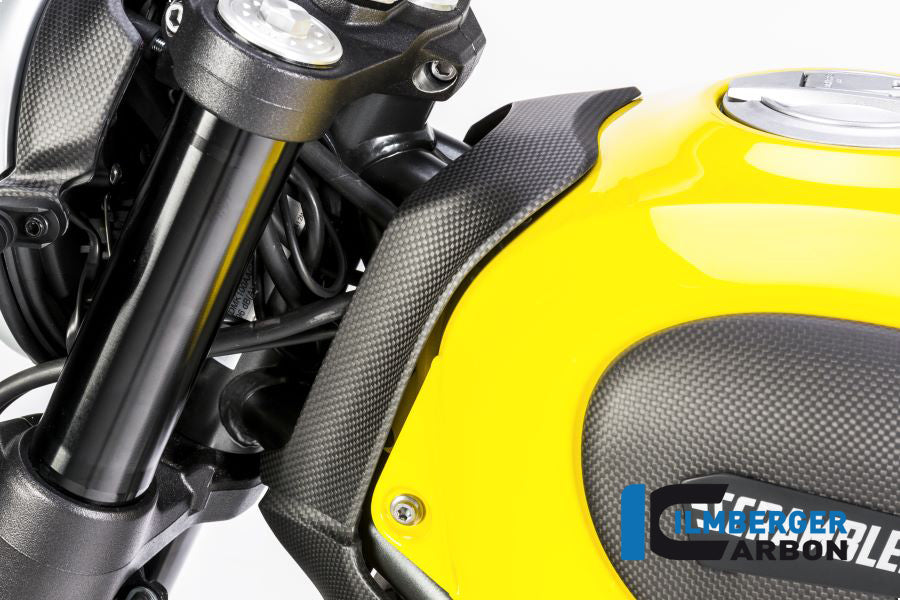 Ilmberger Carbon Upper Tank Cover Ducati Scrambler 2016 - Matte