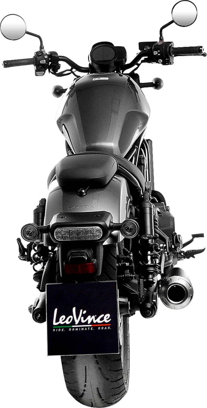 LeoVince Classic Slip-On Muffler - Black