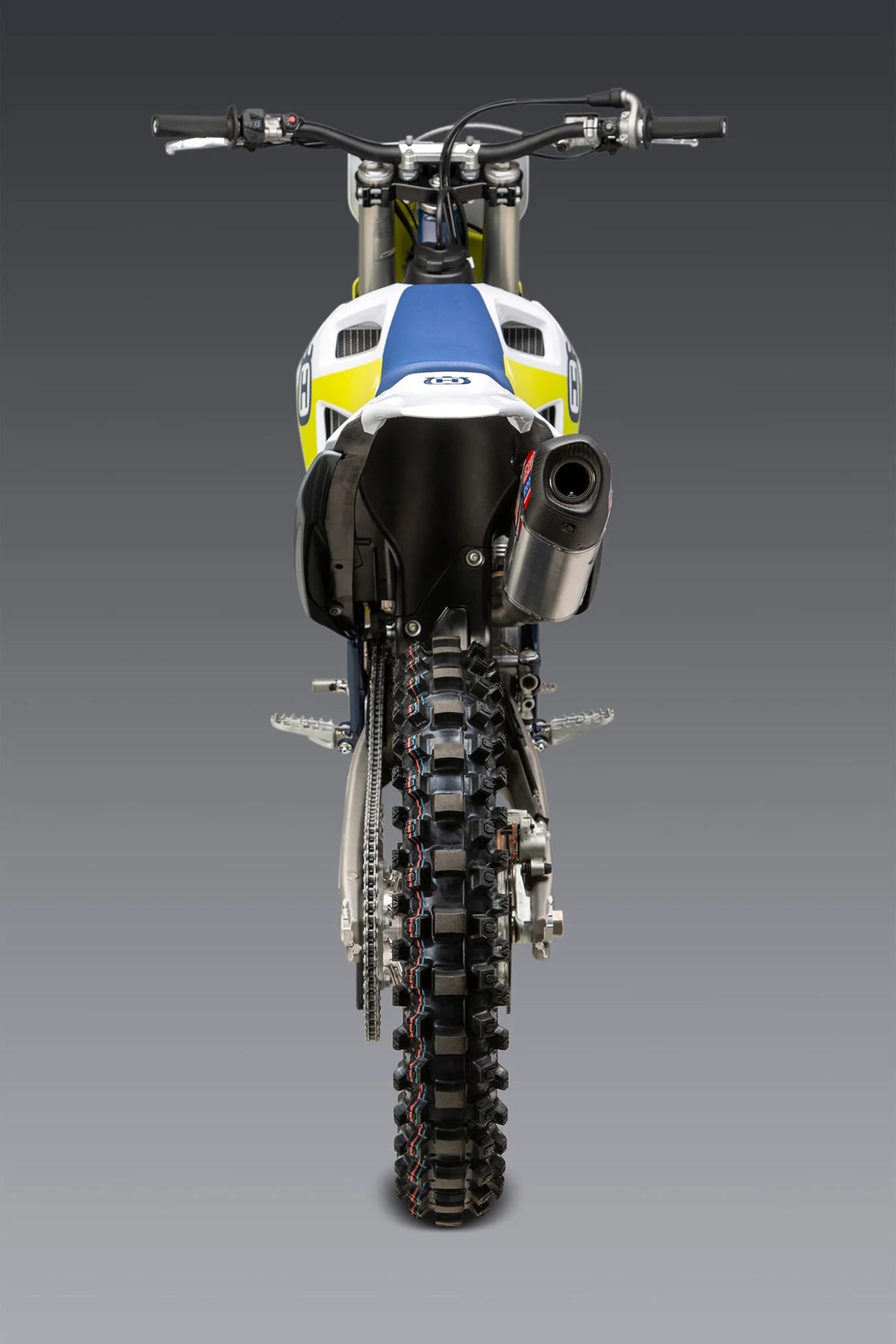 Yoshimura KTM/HUSQ 250/350 19-22 / GAS GAS MC 250F RS-12 Stainless Full Exhaust, W/ Aluminum Muffler