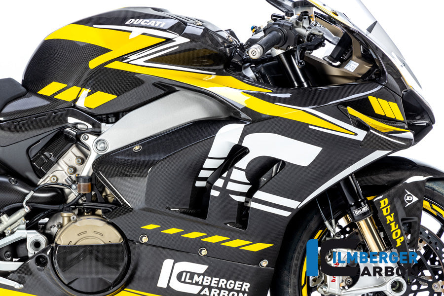 Ilmberger Carbon Fairing Side Panel Right Ducati Panigale V4 Racing - Gloss