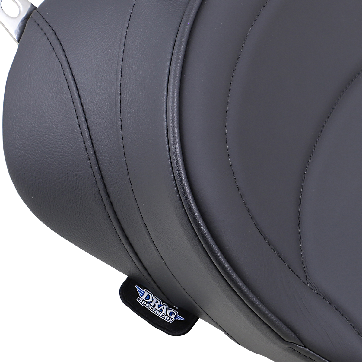 Drag Specialties Seats Solo Seat - Mild Stitched - Driver Backrest - FLT '97-'07