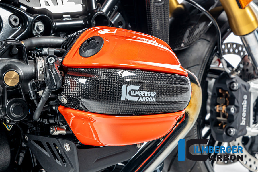 Ilmberger Carbon Spark Plug Cap Cover Right BMW R12 NineT - Gloss / Twill