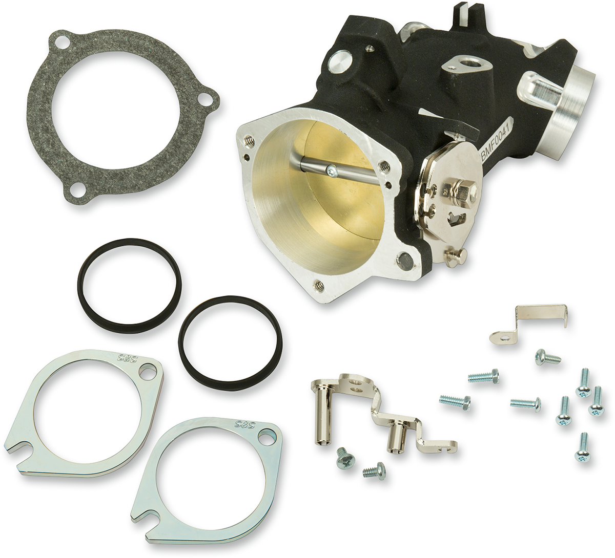 S&S Cycle Throttle Hog Cable Operated Throttle Body Kit - Black - 66 MM