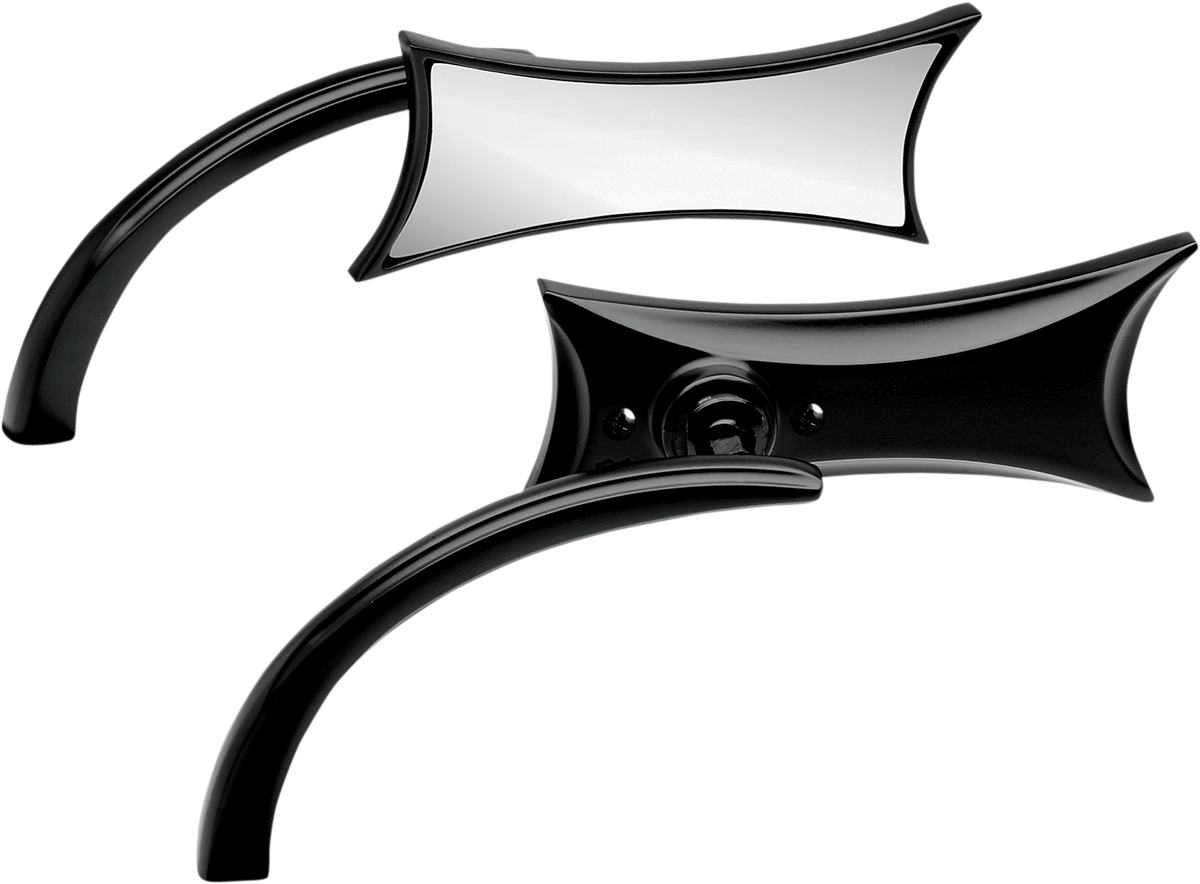 Arlen NESS Mirror - Micro - Four-Point - Side View - Rectangle - Black - Right