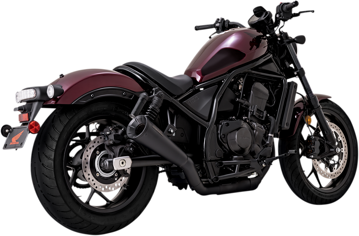 Vance & Hines Upsweep Slip-On Muffler - Black - Rebel 1100