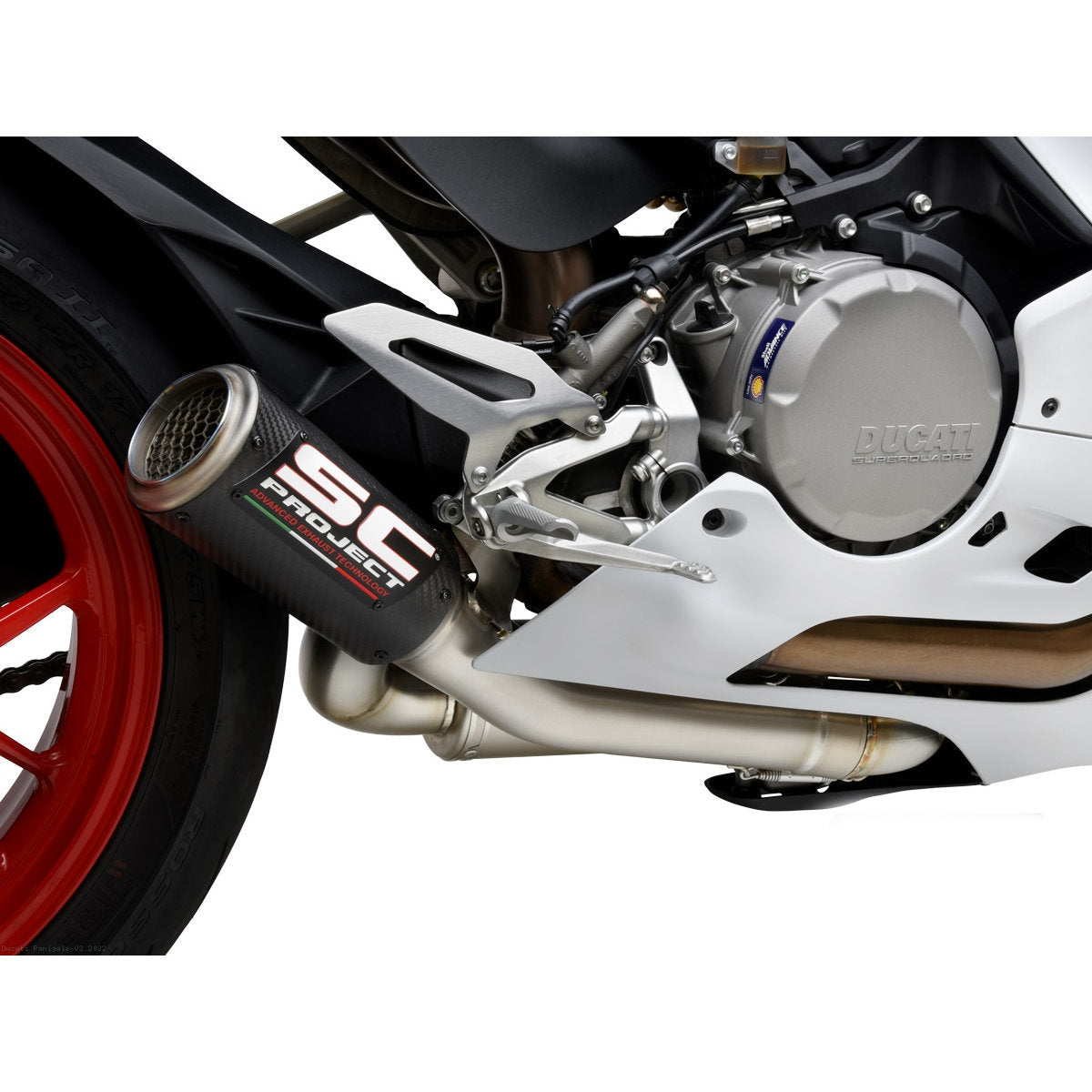 SC Project CRT Carbon Slip On Exhaust for Panigale V2