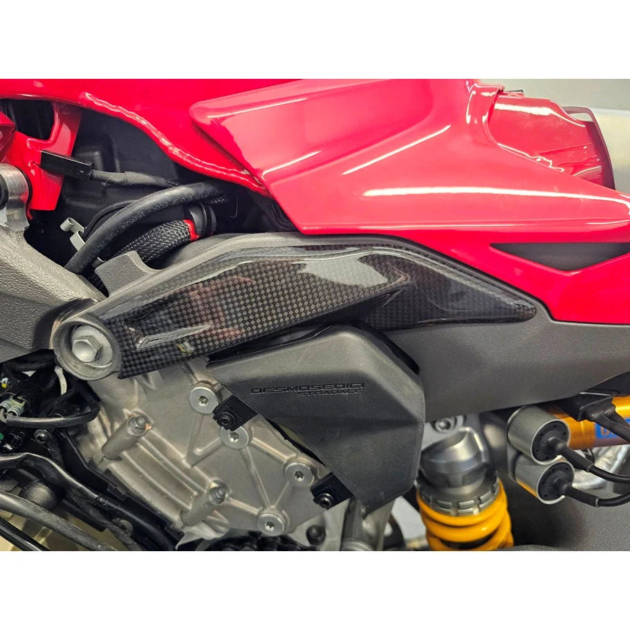 Fullsix Carbon Fiber Subframe Cover Set For Ducati Panigale V4 V4S Tricolore