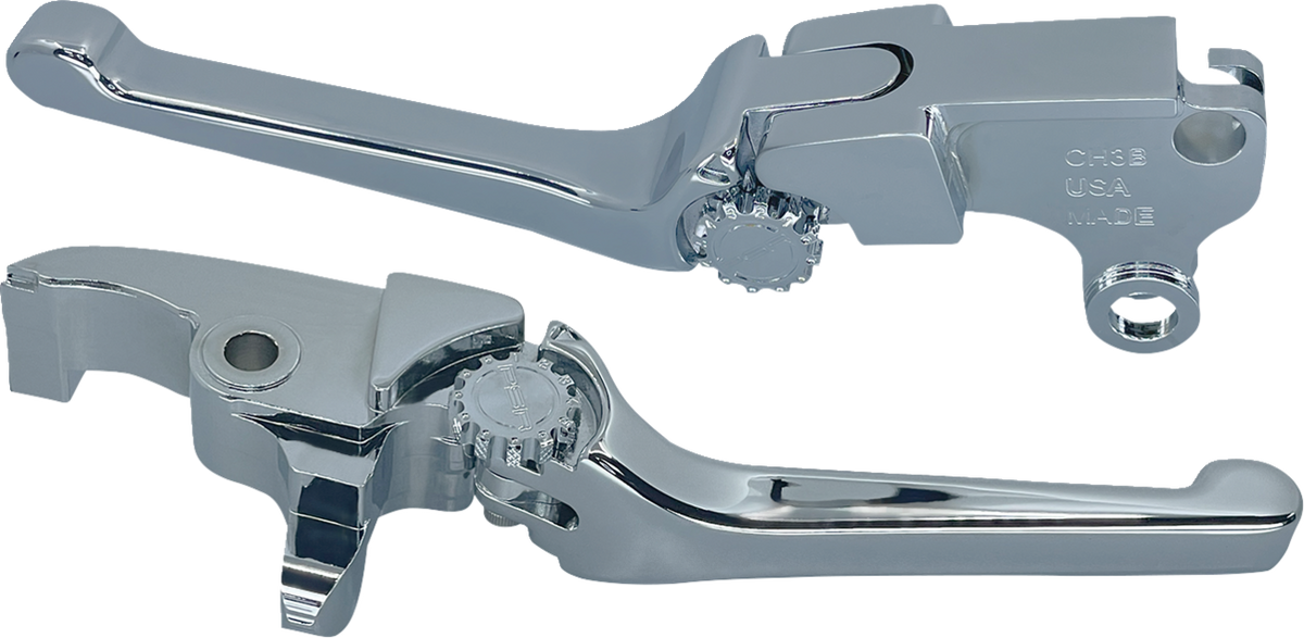 PSR Anthem Adjustable Clutch Lever For Harley Models - Chrome