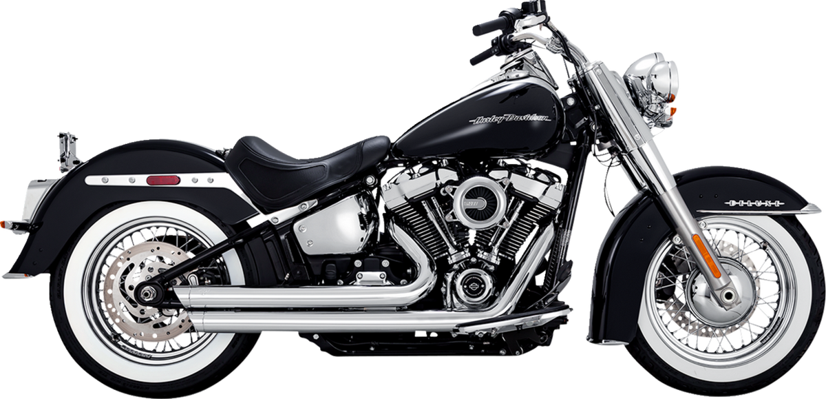Vance & Hines Big Shots Staggered Exhaust System - Chrome