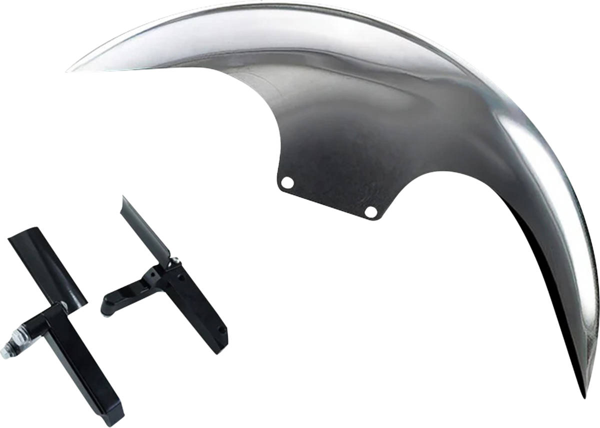 Paul Yaffe Bagger Nation Steel Front Fender Kits With Inverted Fork Adapters