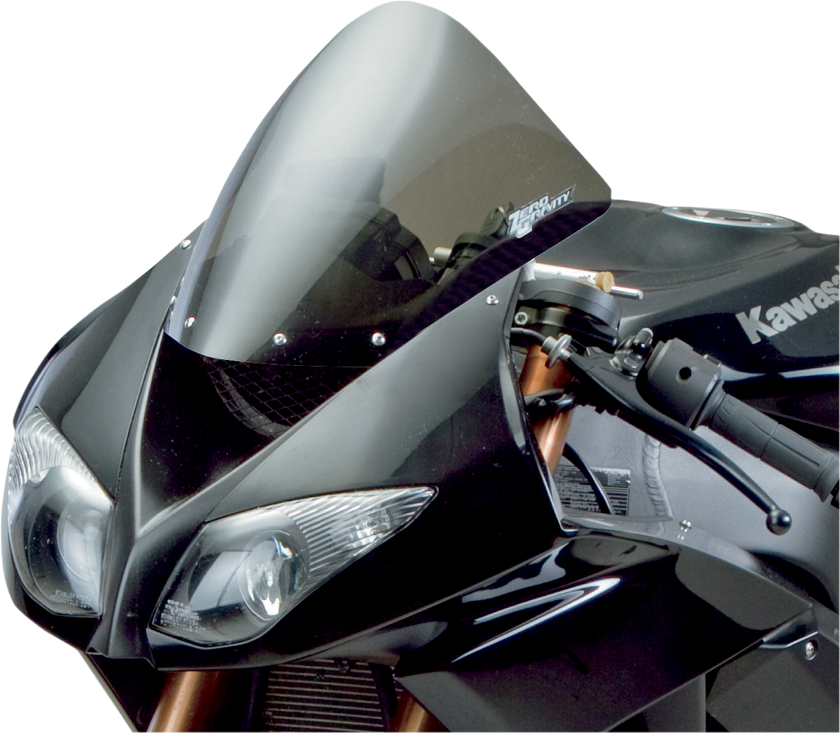 Zero Gravity Corsa Windscreen - Smoke - '08-'18 Kawasaki