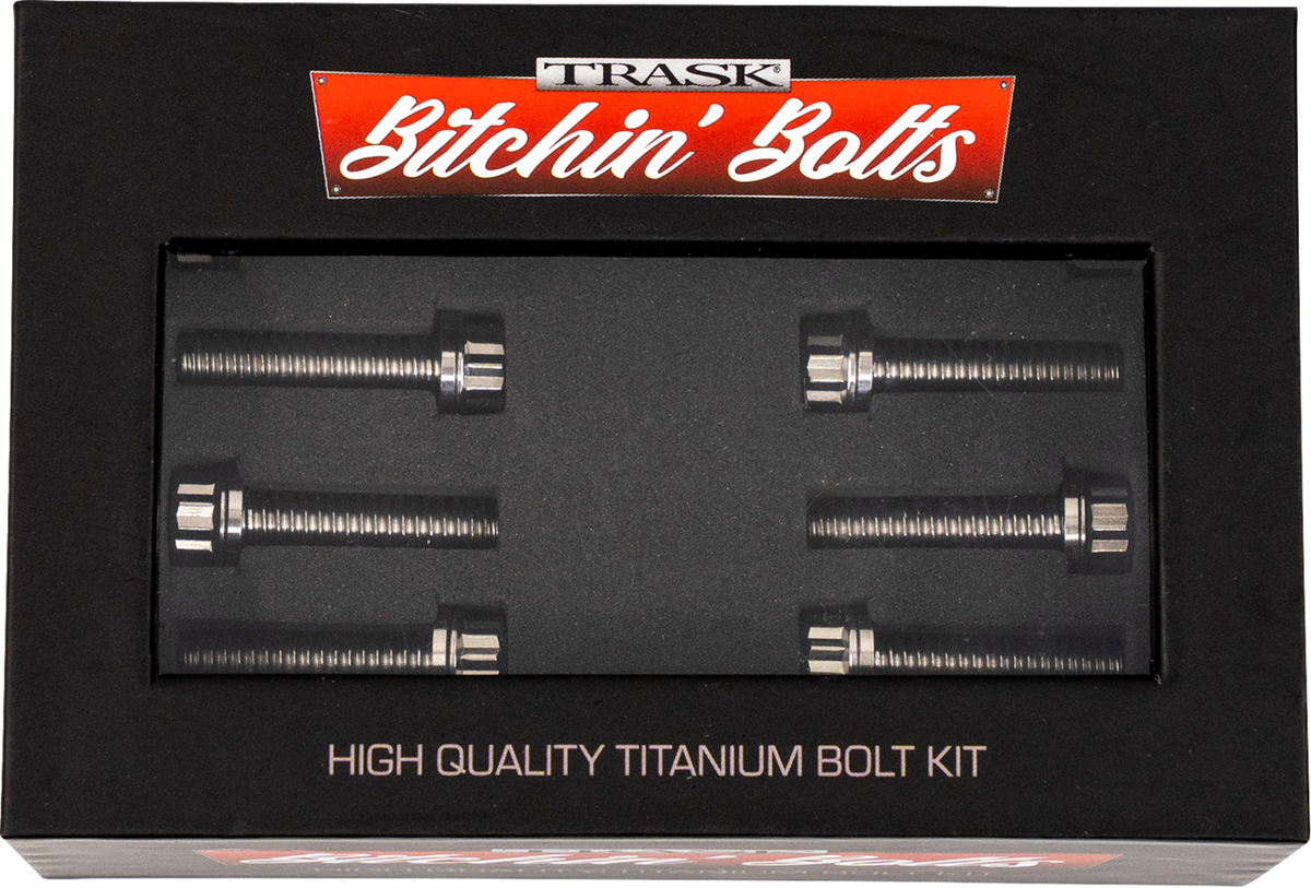Trask Bitchin' Bolts Hardware Kit - Titanium - M8 - Lifter Block