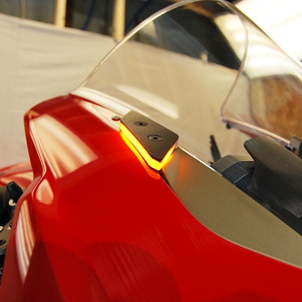 NRC Ducati Panigale V2 Mirror Block Off Front LED Turn Signals