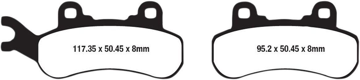 EBC Brakes Sintered "R" Brake Pads