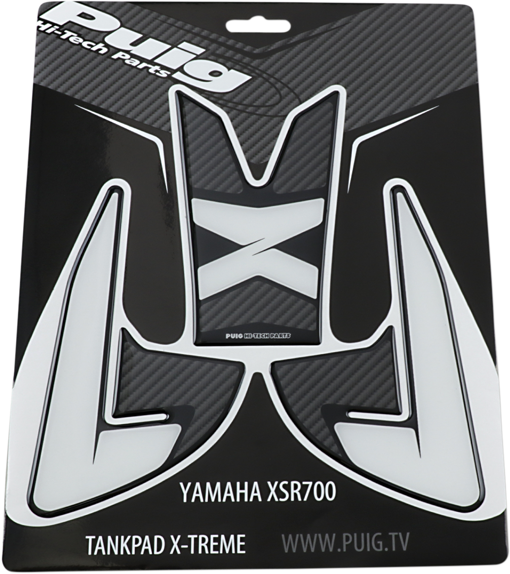 PUIG HI-Tech Parts Tank Pad - Carbon - Yamaha
