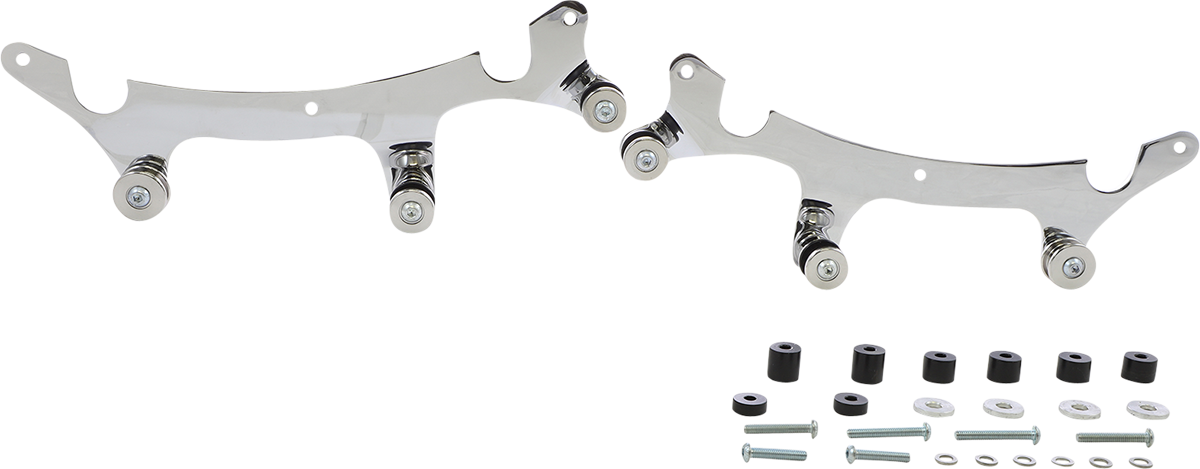 Cobra Backrest Mount - Chrome - Chieftain