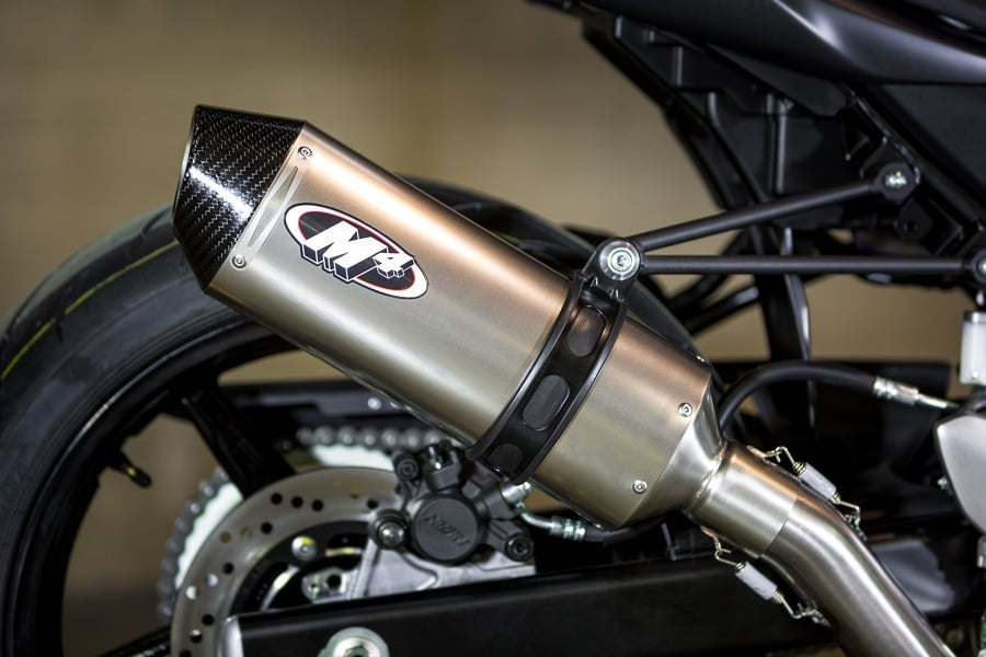M4 Exhaust 2017 SV-650 Race Full System with Titanium muffler