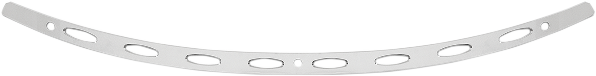 Memphis Shades Windshield Trim - Polished - Oval - '96-'13 FLH