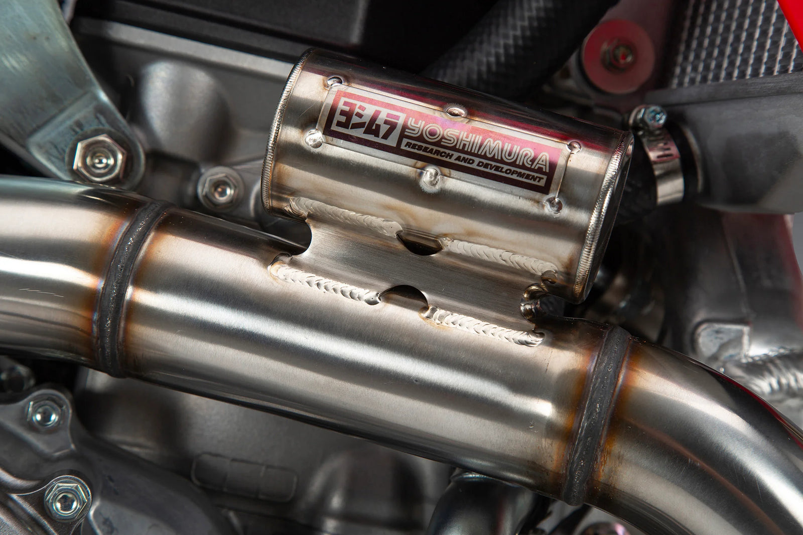 Yoshimura CRF450R/RX 25-26 RS-12 Stainless Full Exhaust, W/ Stainless Muffler