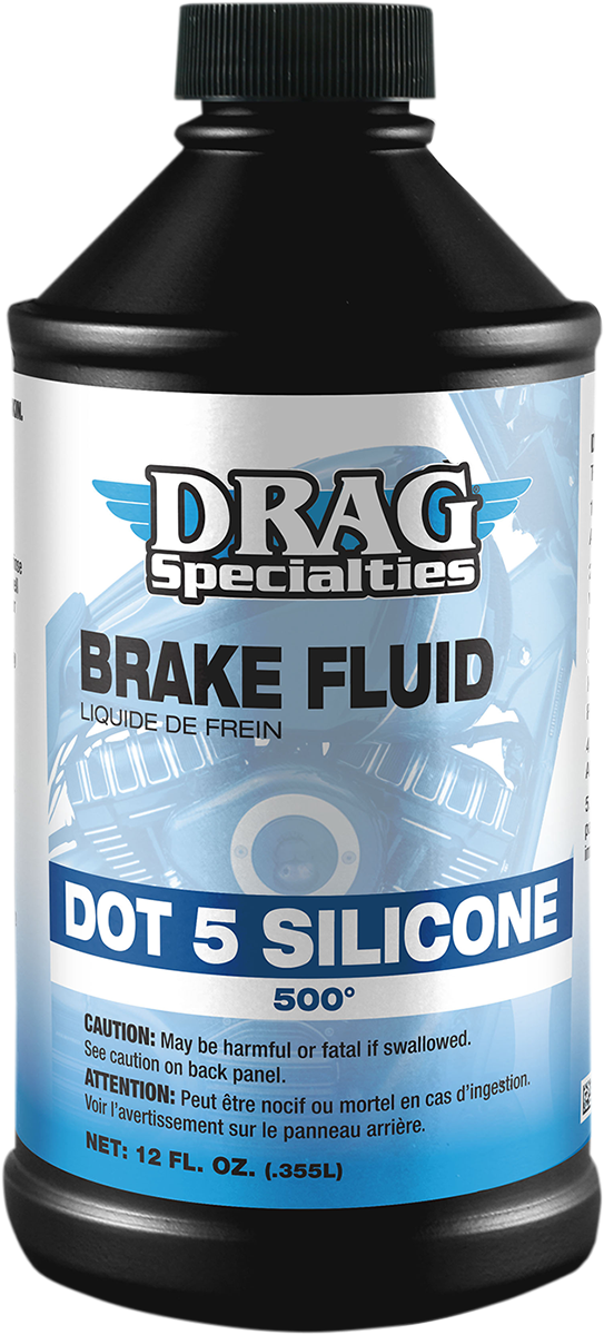 Drag Specialties Oil DOT 5 Brake Fluid - 12 U.S. Fl Oz.