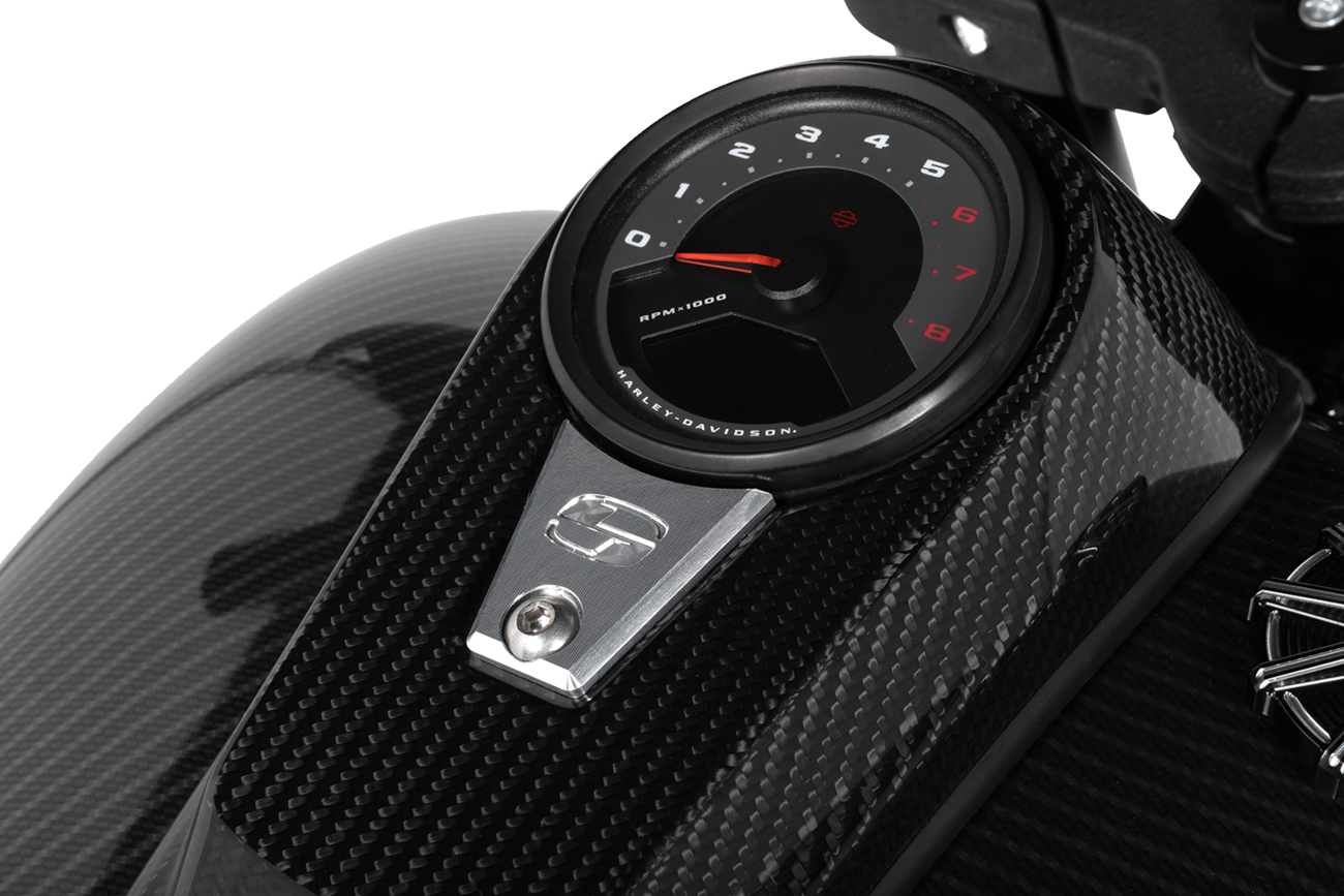 Saddlemen Carbon Fiber Dash Panel For M8 Softail Models