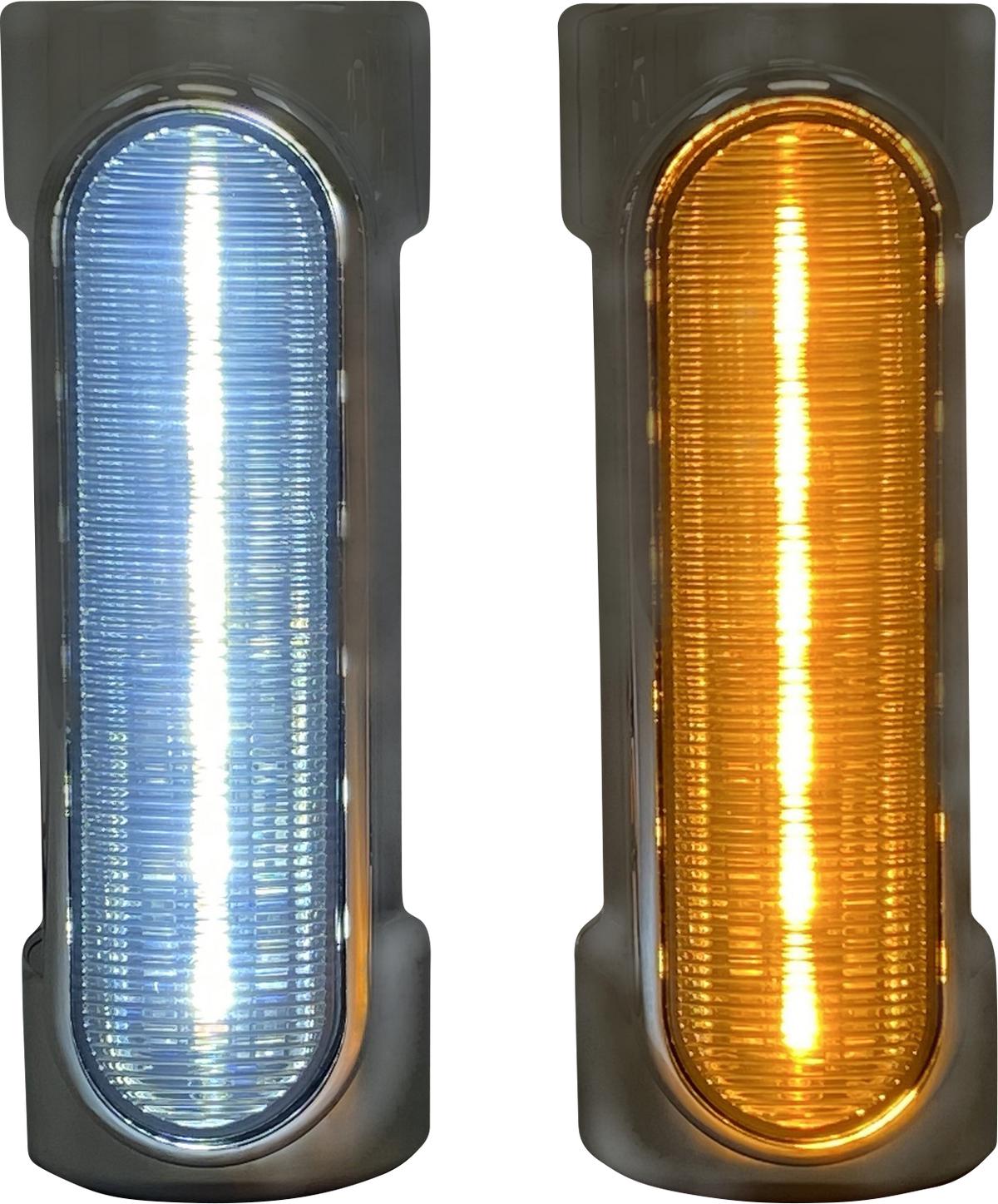 Custom Dynamics Engine Guard Light - Chrome - '97-'13 FLH