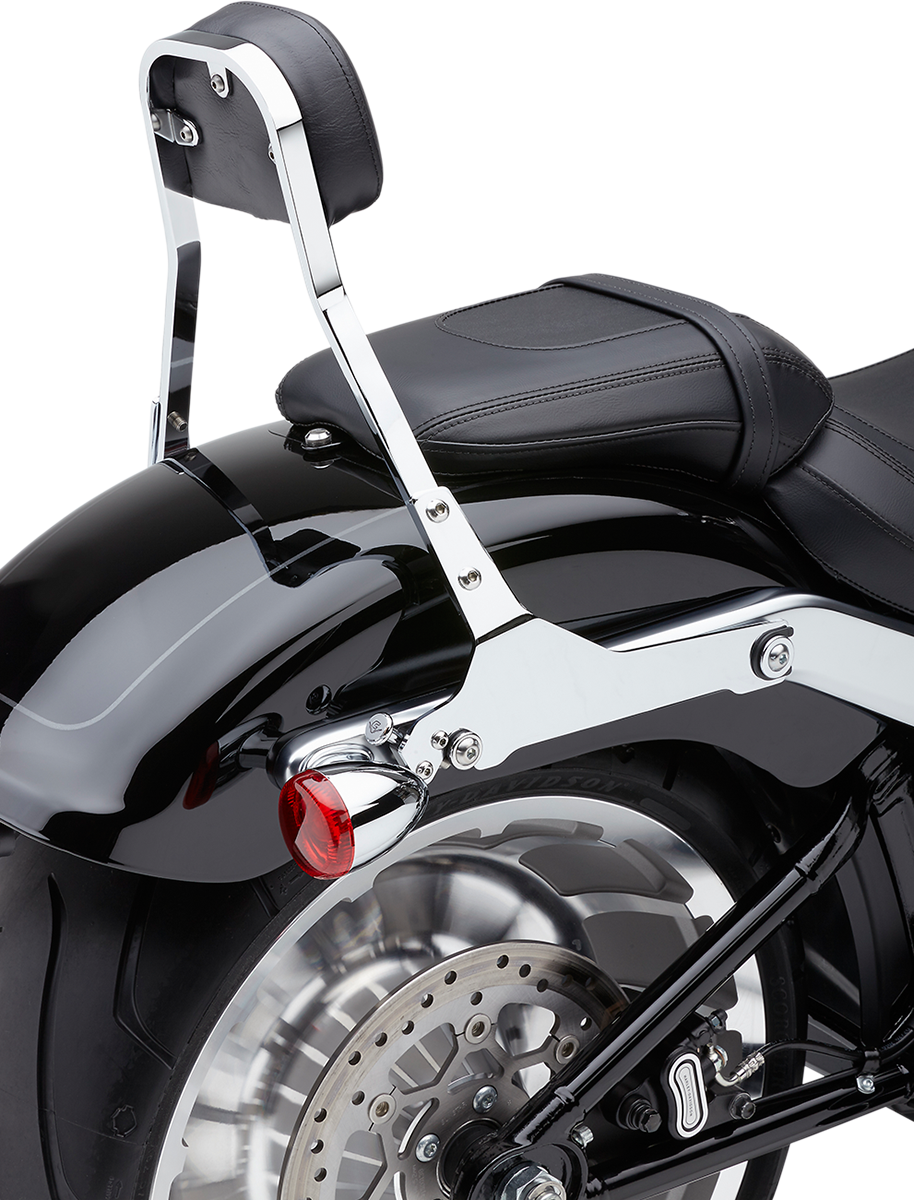 Cobra Backrest Kit - 11" - Chrome - Softail