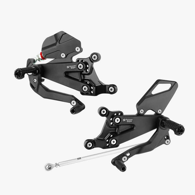 Bonamici Racing Adjustable Rearsets ”pista”- Ducati Panigale V4 - V4s- V4R (2025/2026)