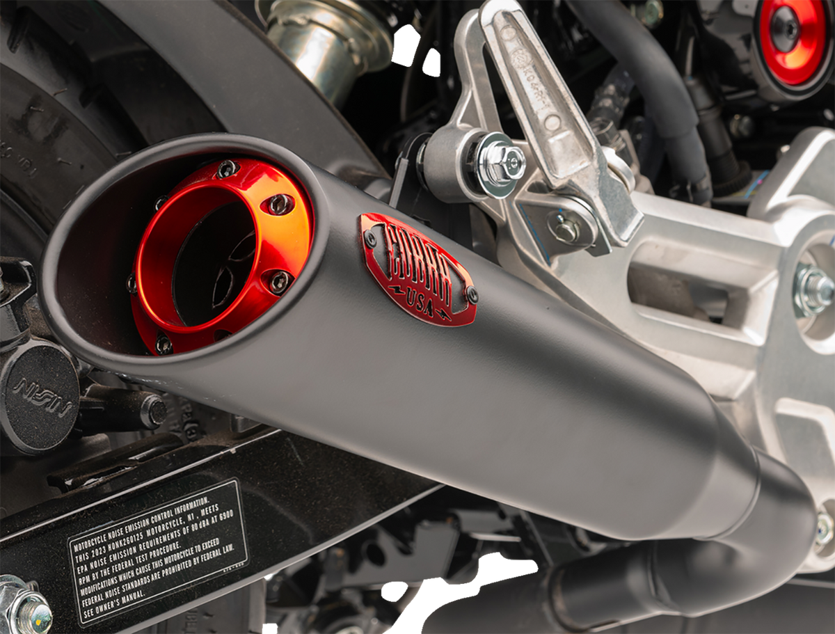 Cobra Red Tip Slip-On Muffler - Grom
