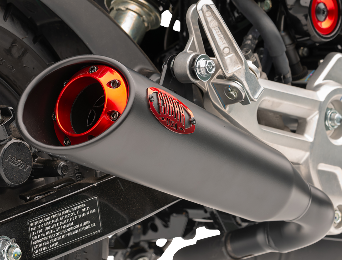 Cobra Red Tip Slip-On Muffler - Grom