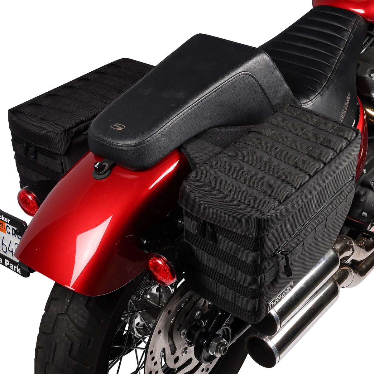 Thrashin Supply CO. Escape Saddlebags - Black