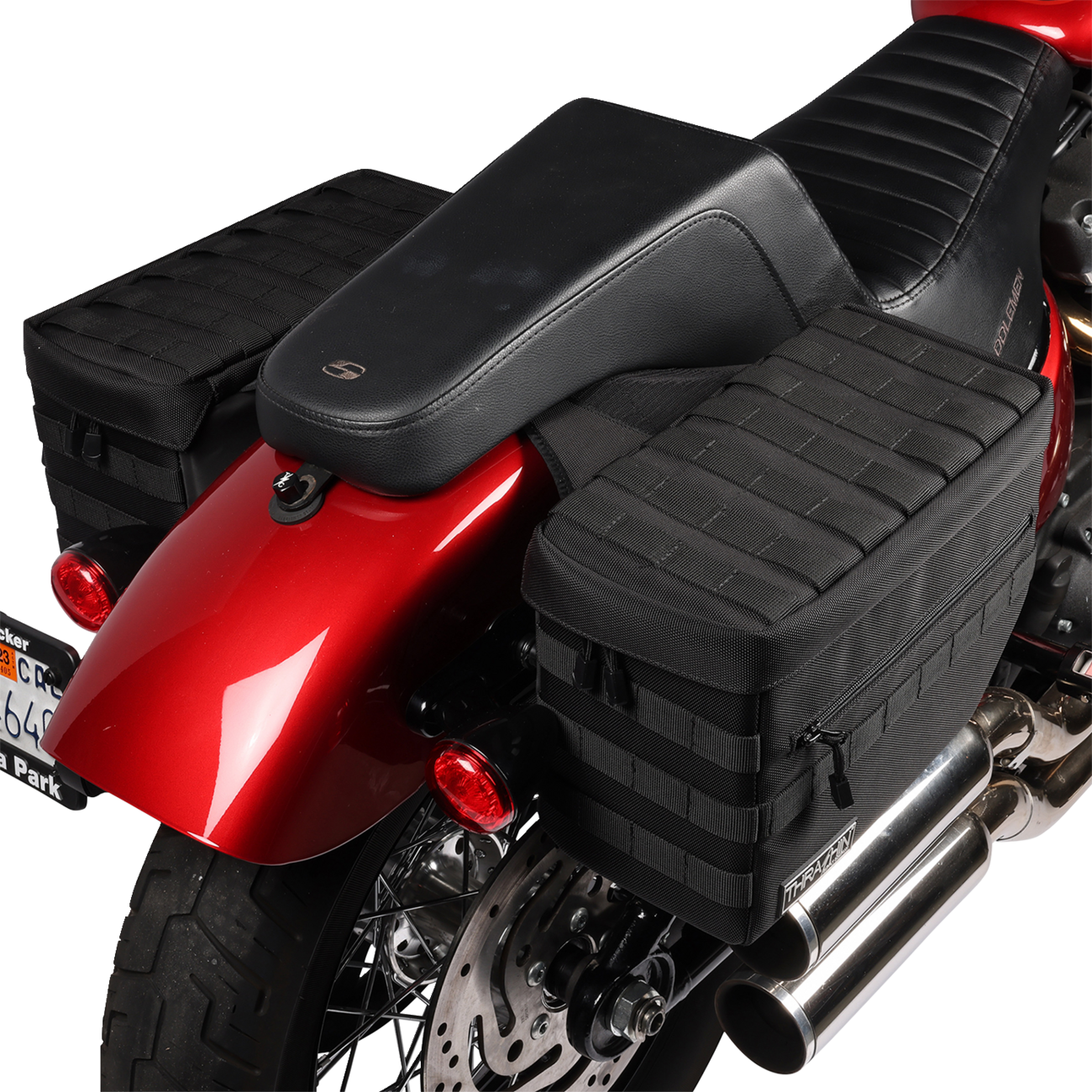 Thrashin Supply CO. Escape Saddlebags - Black