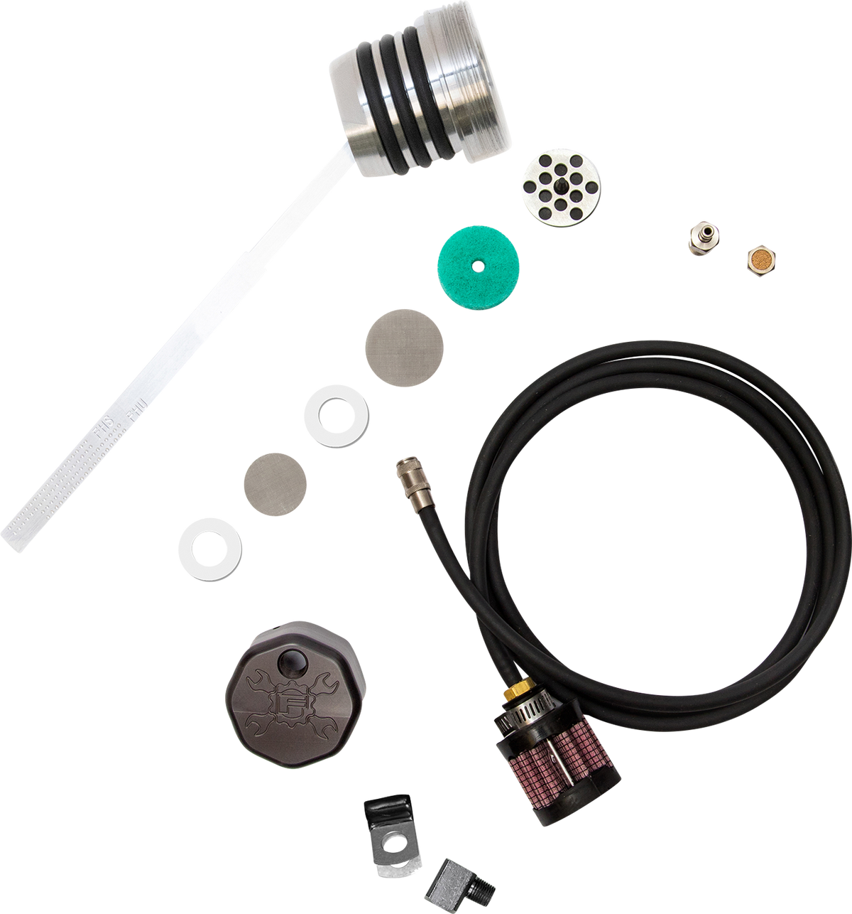 Feuling Parts Vented Dipstick - Black - Dyna