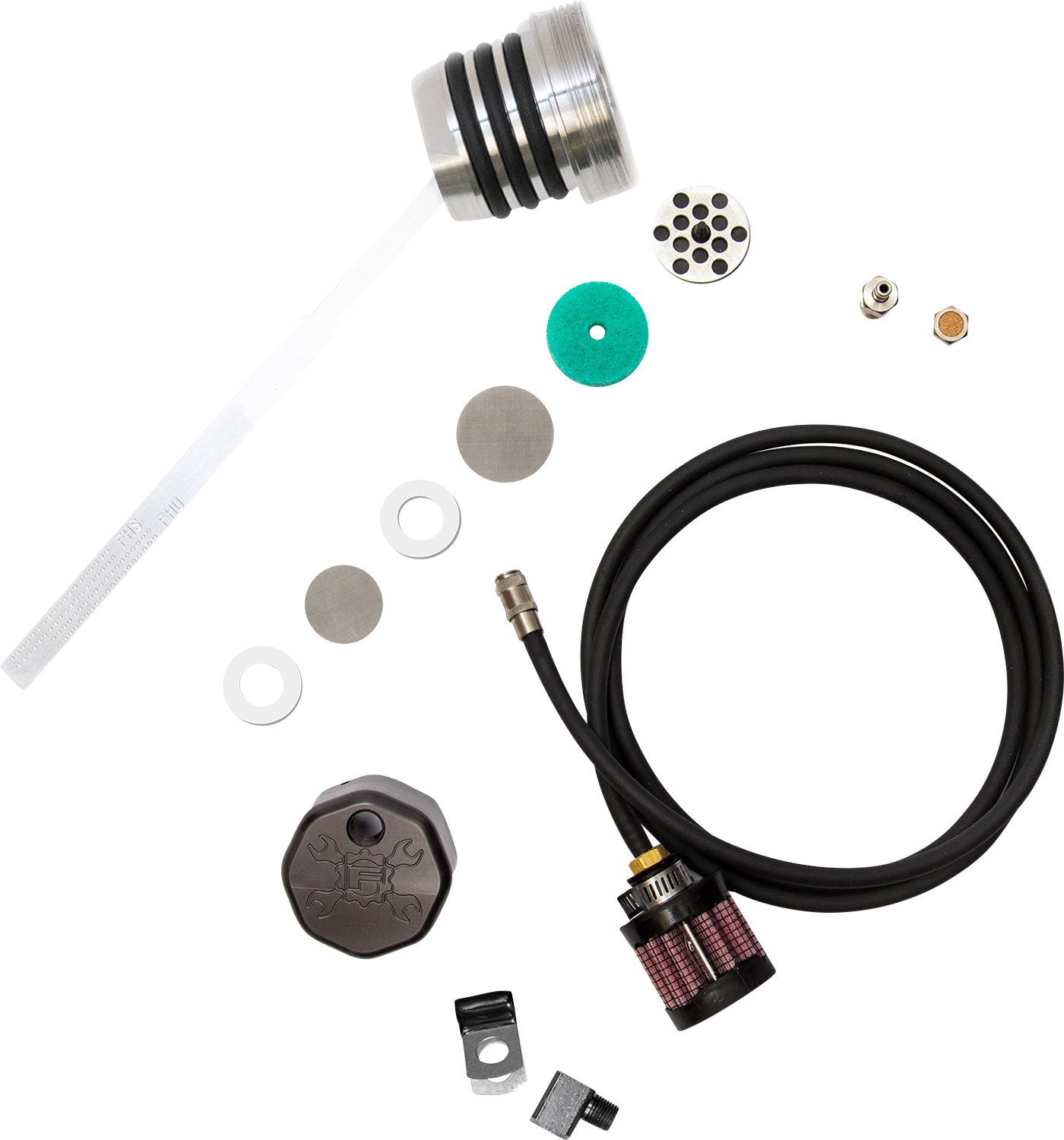 Feuling Parts Vented Dipstick - Black - Dyna