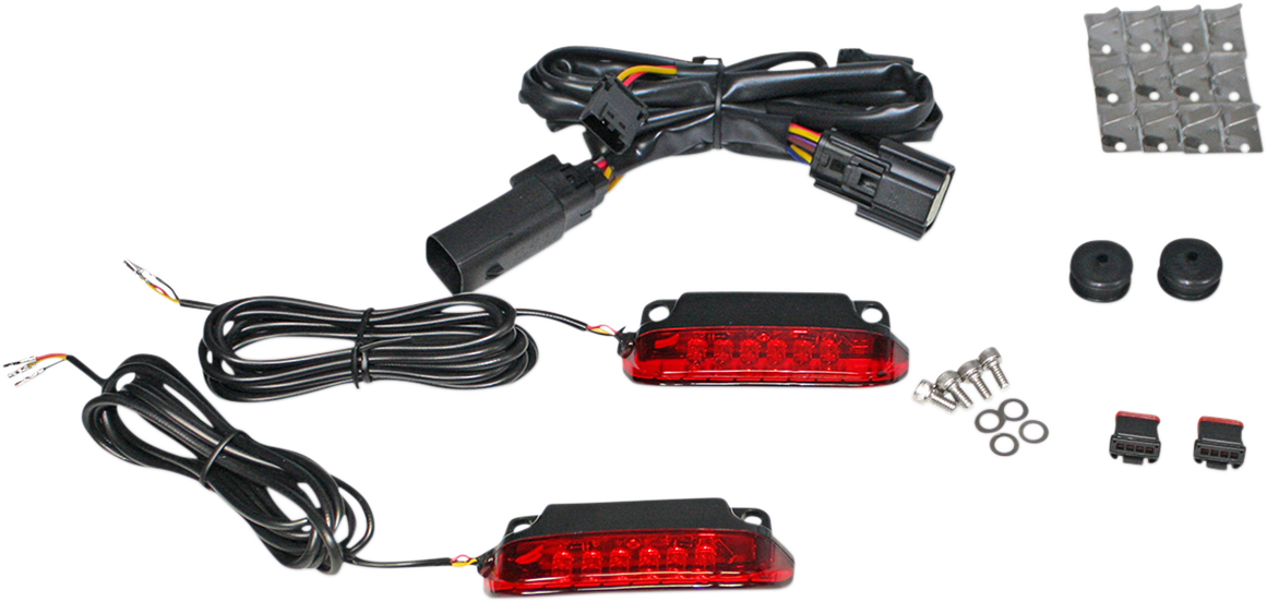 Custom Dynamics Luggage Rack Light Bar - Red