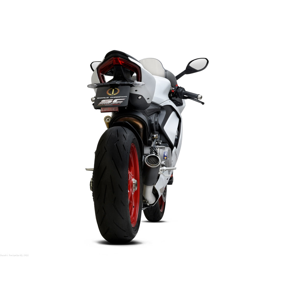 SC Project CRT Carbon Slip On Exhaust for Panigale V2