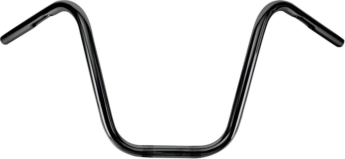 Burly Brand 1" Narrow Bottom Ape Hanger Handlebar - 12" - Black
