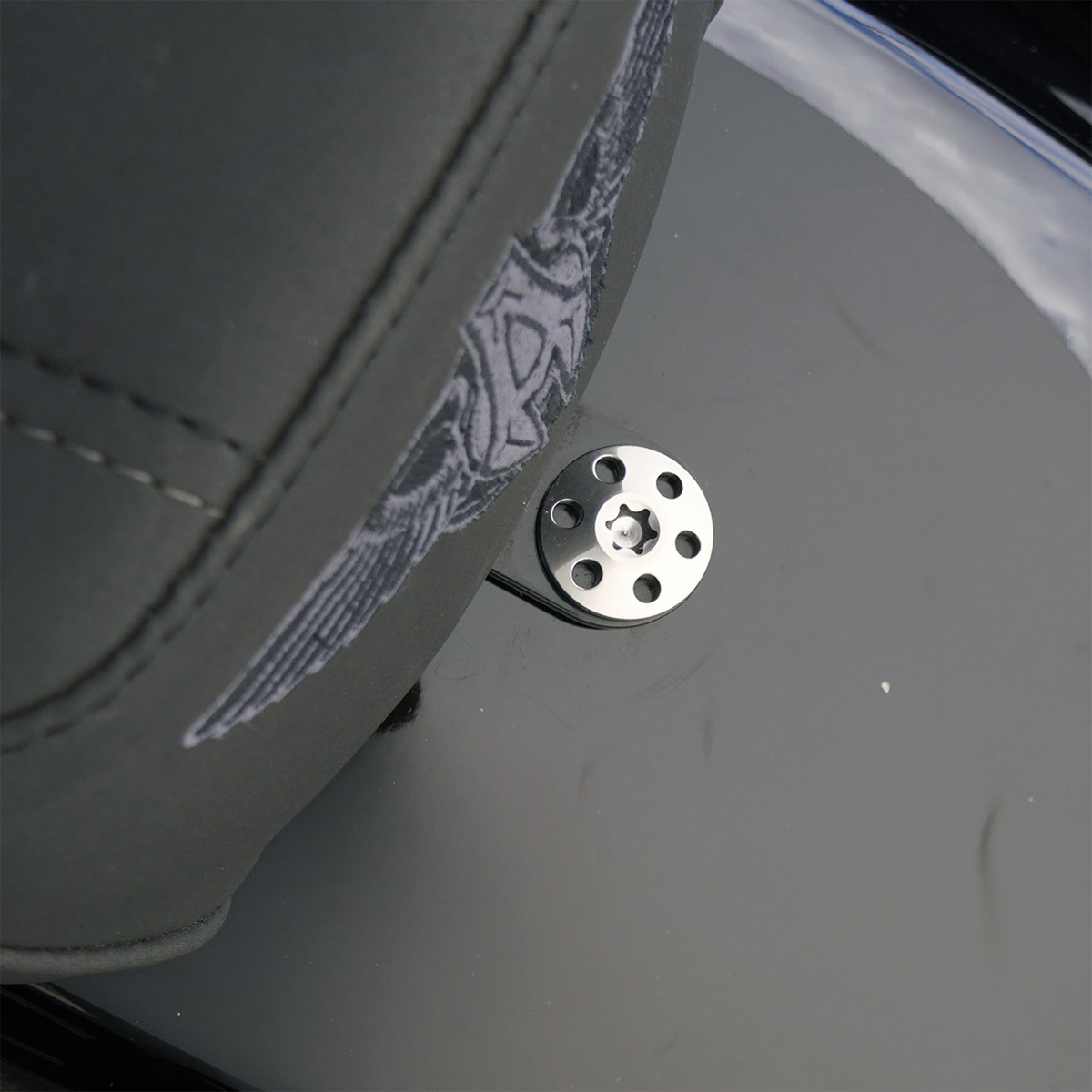Arlen NESS Holeshot Seat Bolt - Polished / Silver