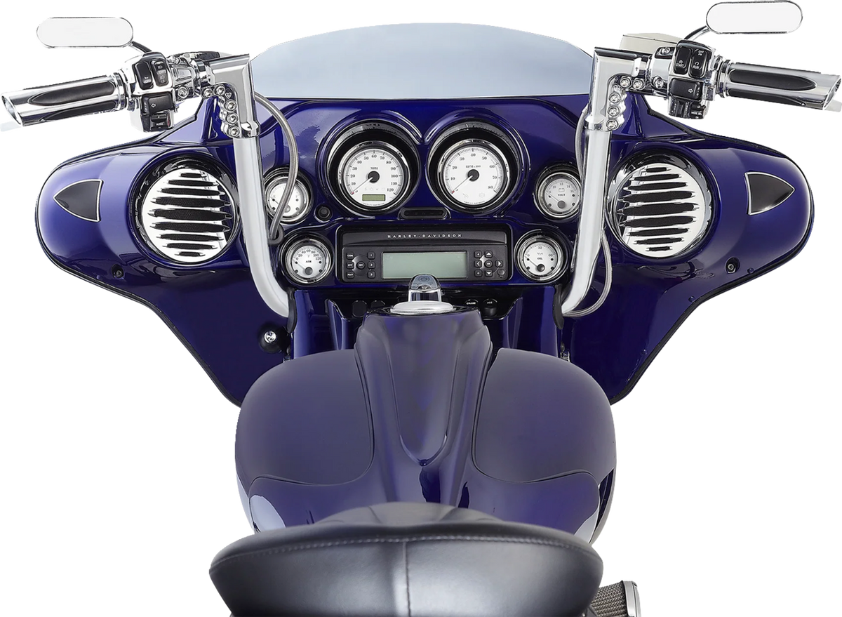 Arlen NESS Deep Cut Comfort Series Grips - TBW - Chrome