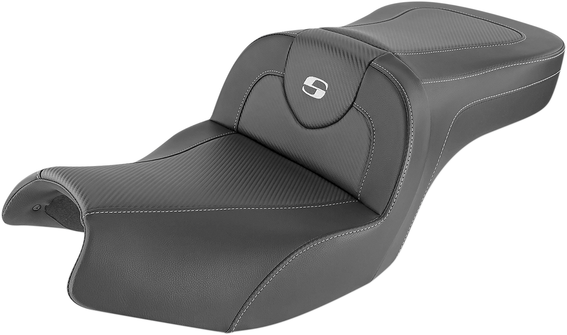 Saddlemen Roadsofa™ Carbon Fiber Seat - Without Backrest - Black - Indian '20-'24