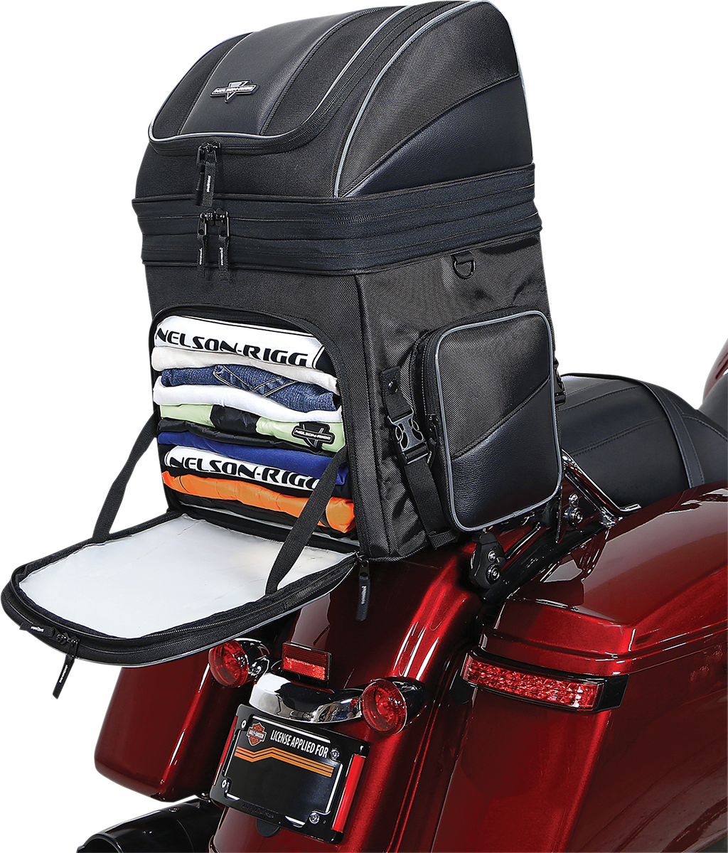 Nelson RIGG Destination Backrest Rack Bag - Black