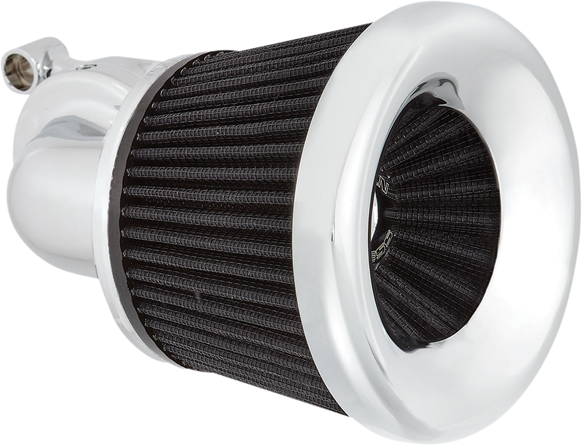 Arlen NESS Velocity 90° Air Cleaner Kit - Chrome