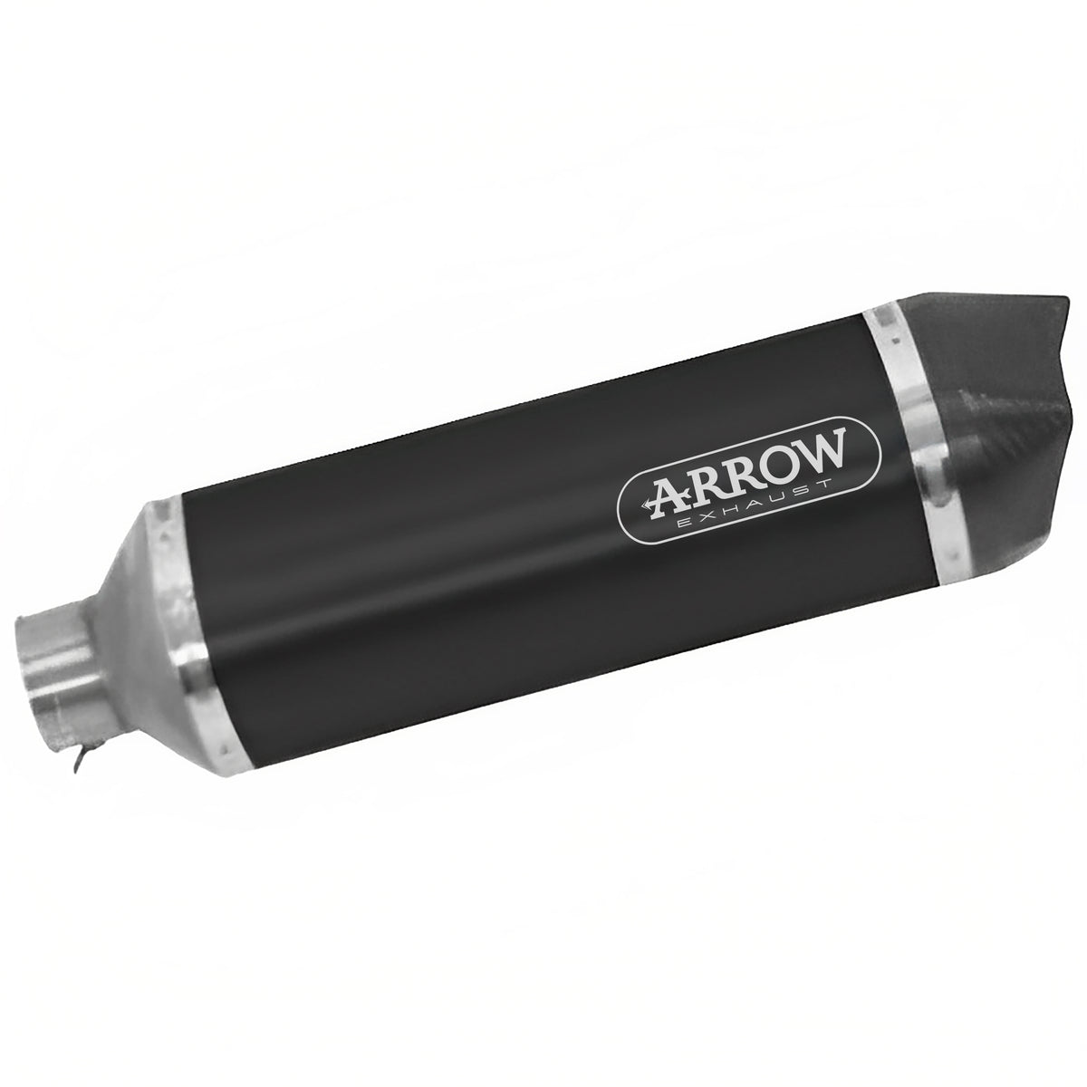 Arrow 71869AKN Race-Tech Aluminium Dark Slip On With Carbon End Cap