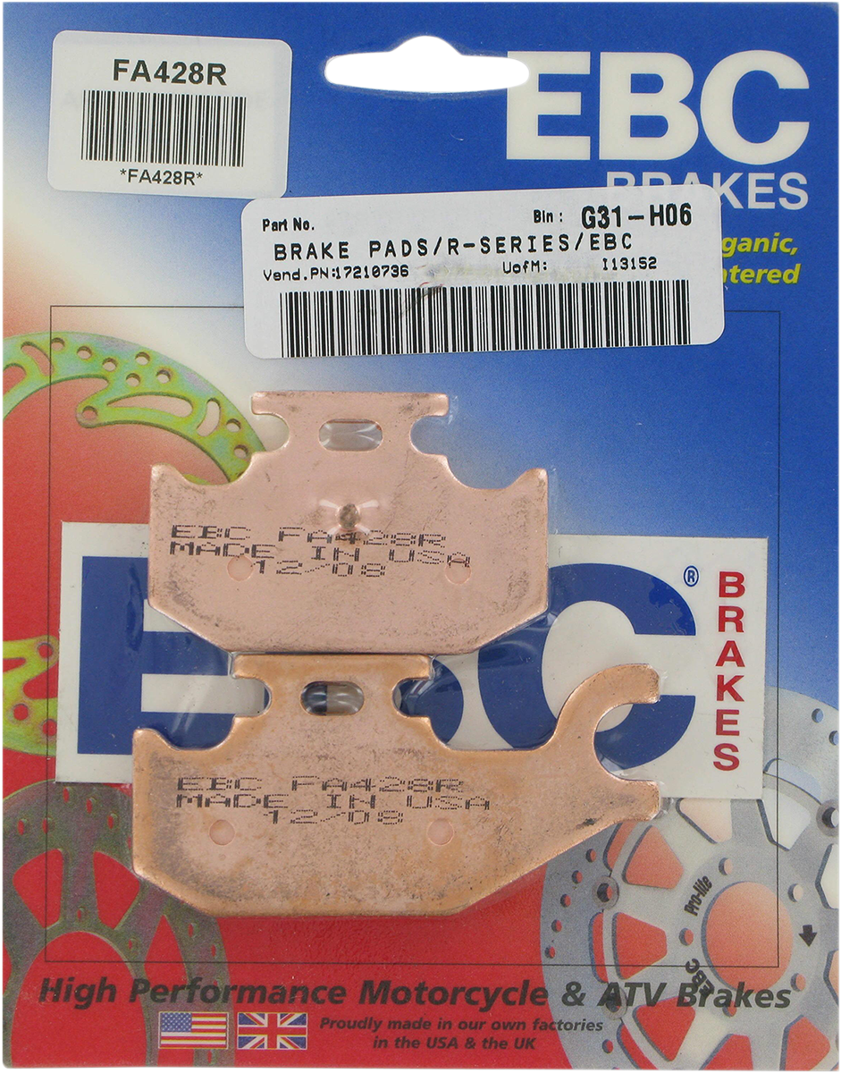 EBC Brakes Sintered "R" Brake Pads
