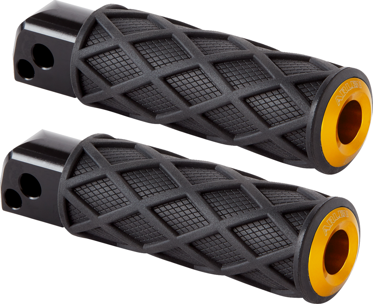 Arlen NESS Diamond Foot Pegs - Passenger - Gold
