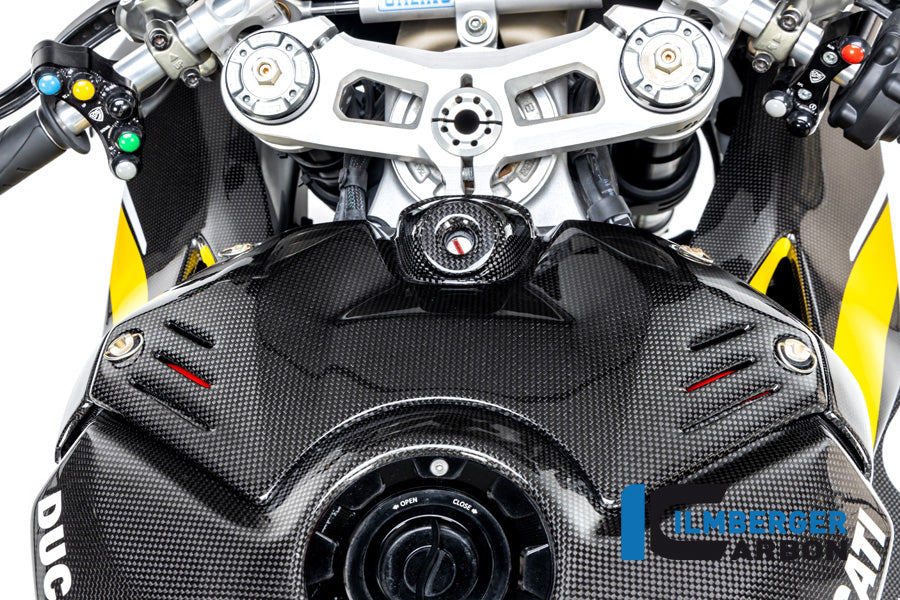 Ilmberger Carbon Upper Tank Cover Racing Ducati Panigale V4 Racing - Gloss
