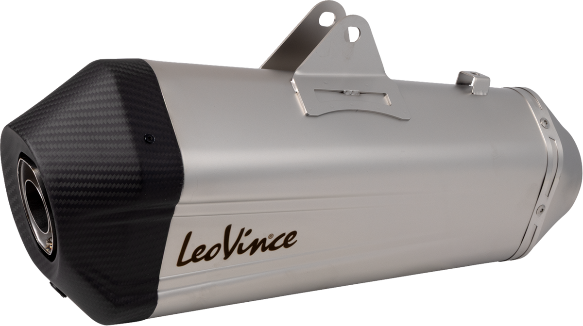 LeoVince LV-12 R Slip-On Muffler - Stainless Steel - KTM 1090/1190/1290