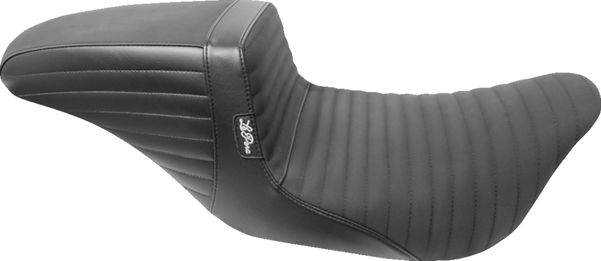 Le Pera Kickflip Daddy Long Legs Seat - Pleated W/ Gripp Tape - Black - FL '08-'23